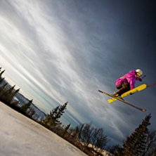 S&aring;g i luften att det stod en fotograf p&aring; plat&aring;n. Foto: Martin Stenmark. Fahrer: Kristoffer Linder.