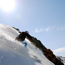 Sk&ouml;na v&aring;rsv&auml;ngar i &Aring;re. Foto: Erik Hammarsten. Fahrer: Patrik Andersson.