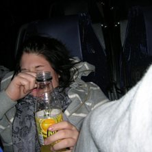 S&aring; j#&amp;quot;vla less p&aring; att &aring;ka buss!. Foto: Robba Johansson. Fahrer: Emma Andersson.