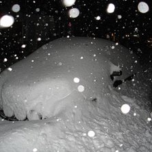 Det sn&ouml;ar. Foto: M.St&aring;l Sj&ouml;berg. Fahrer: Bil.