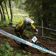 NM i Downhill. Foto: Nick Djupsj&ouml;. Fahrer: Vet ej.
