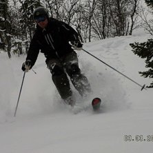Duggregn i H&auml;rjedalen. Foto: Rolso. Fahrer: Realmode.