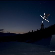 Kvelds kj&oslash;ring i &Aring;re.. Foto: Alex Backs&aelig;ther. Fahrer: Patrik Backs&aelig;ther.