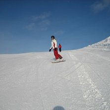 En grym dag i &Aring;re, Pillan rockar i backarna.... Foto: Robert A. Fahrer: Pernilla K.