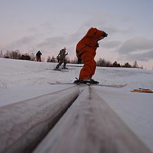 Lite bakg&aring;rds &aring;kning. Foto: Joakim Norestrand. Fahrer: Patrik Norestrand.