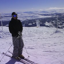 en sk&ouml;n dag att &aring;ka p&aring;. Foto: Peter Andersson. Fahrer: Stefan Andersson.