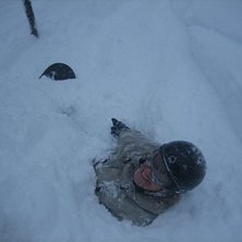 Det va sjukt mycke sn&ouml; v4-08!!!!!!. Foto: Tobias Rydberg. Fahrer: Marcus Jarl&ouml;.