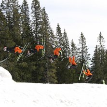 Till alla er som vill prova bakflipp,s&aring; &auml;r det s. Foto: Alexander Gleissman. Fahrer: Martin Mayer.