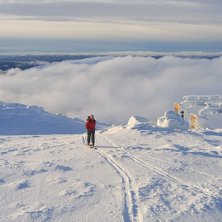 Sn&ouml; &amp;amp; sol &ouml;verallt p&aring; en grymt sk&ouml;n Sk. Foto: Fredrik Falkman. Fahrer: Sara R&ouml;nnberg.