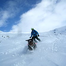 Lill Johan, Seth och Jag nedf&ouml;r Valvet. Foto: Johan Olsson. Fahrer: Masen.