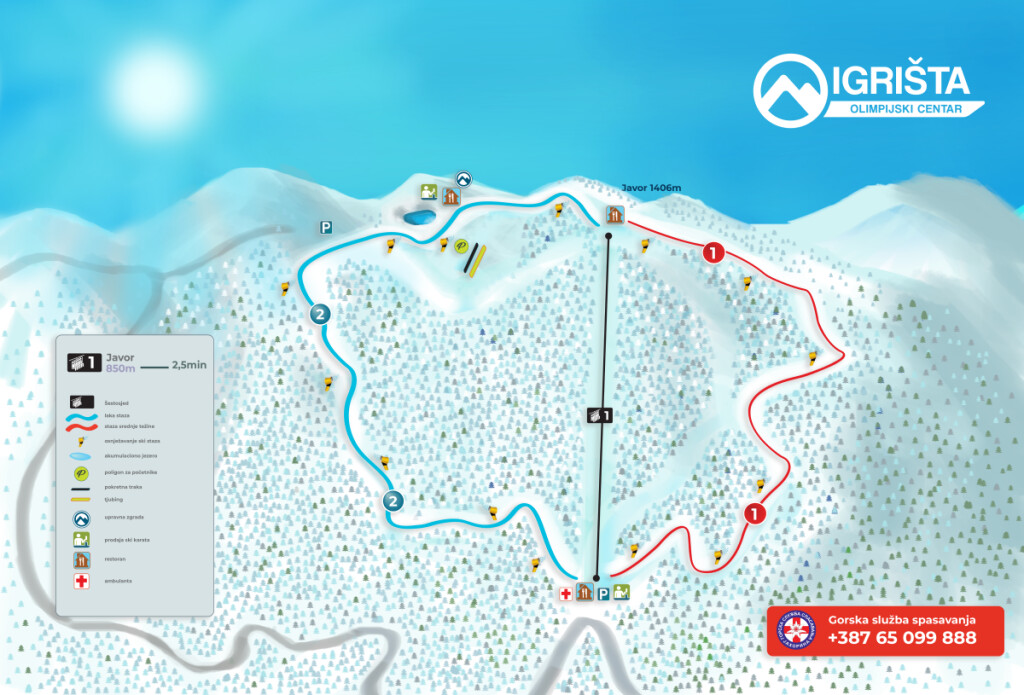 Skimap Igrišta