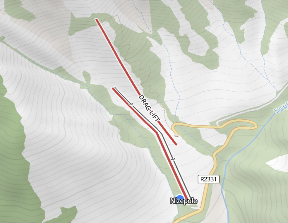 Skimap Nižepole