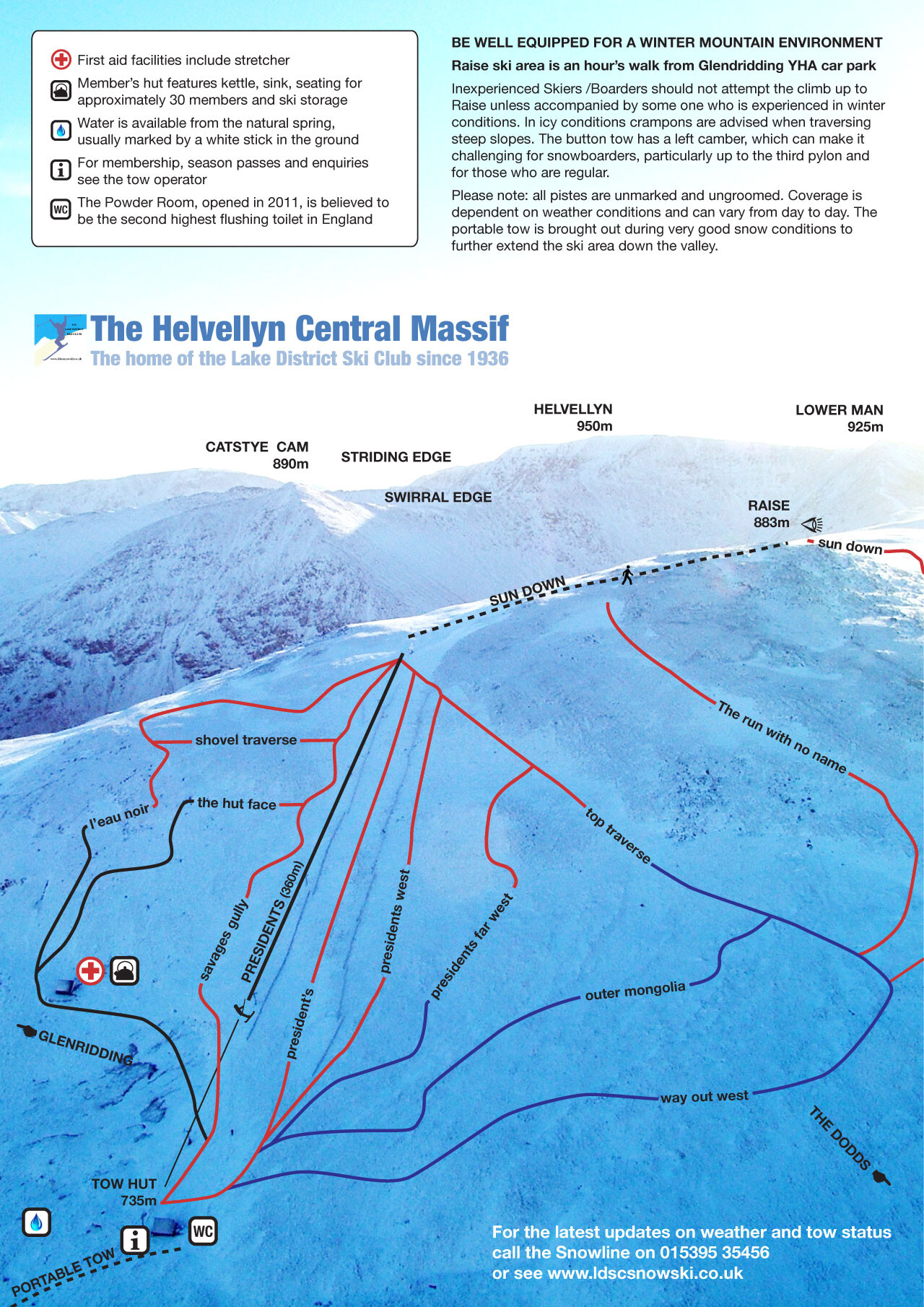 Skimap Lake District Ski Club