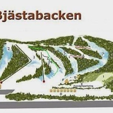 Pistenplan Bjästabacken