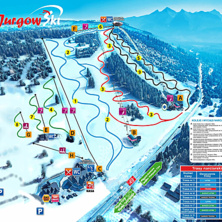 Pistenplan Jurgów Ski