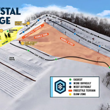 Pistenplan Crystal Ridge